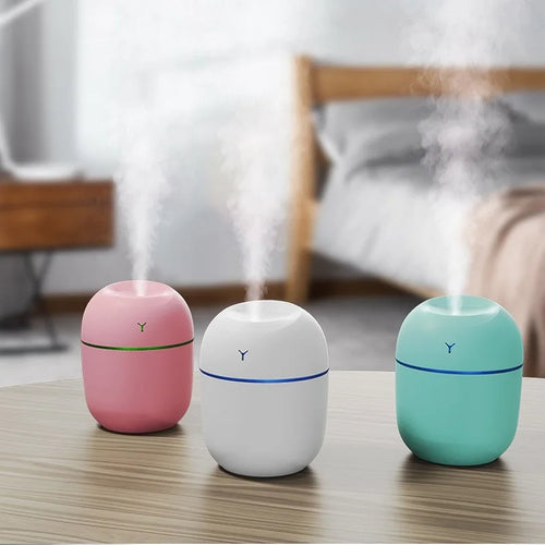 Portable Ultrasonic USB Humidifier and Aromatherapy Essential Oil Diffuser