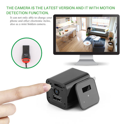 HD 1080P Home Security Camera with USB Charger