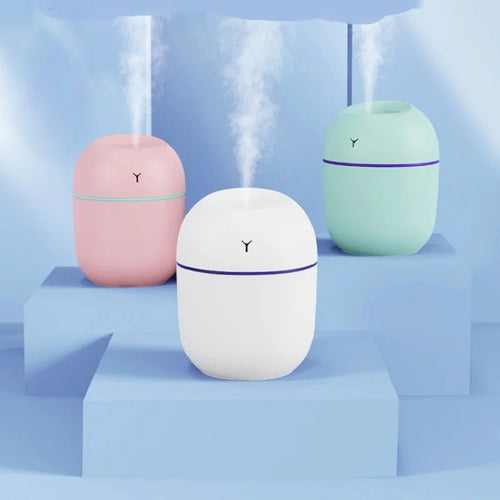 Portable Ultrasonic USB Humidifier and Aromatherapy Essential Oil Diffuser